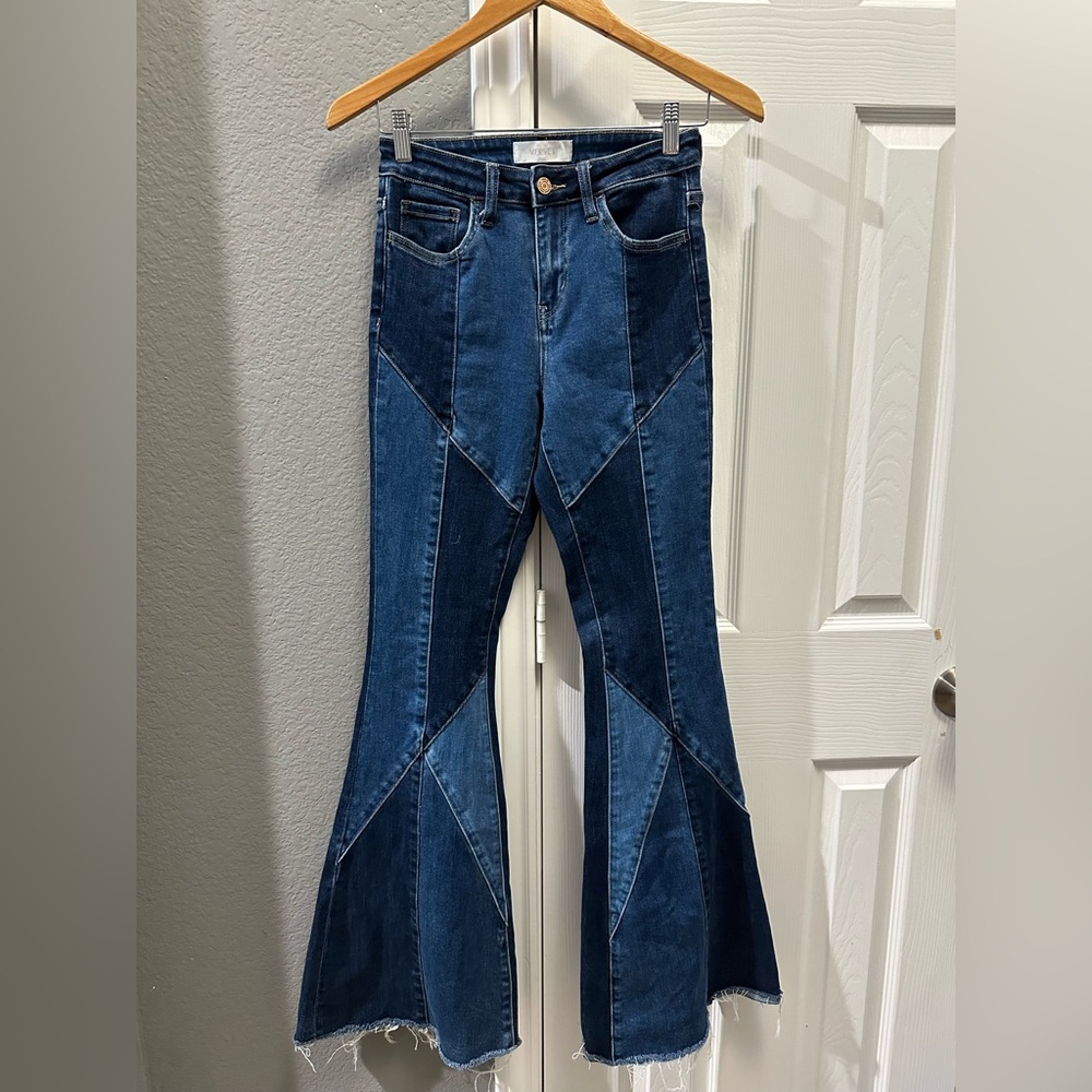 Vervet Women's Flare & Wide Leg Jeans - Blue Size 25 - Picture 2 of 5